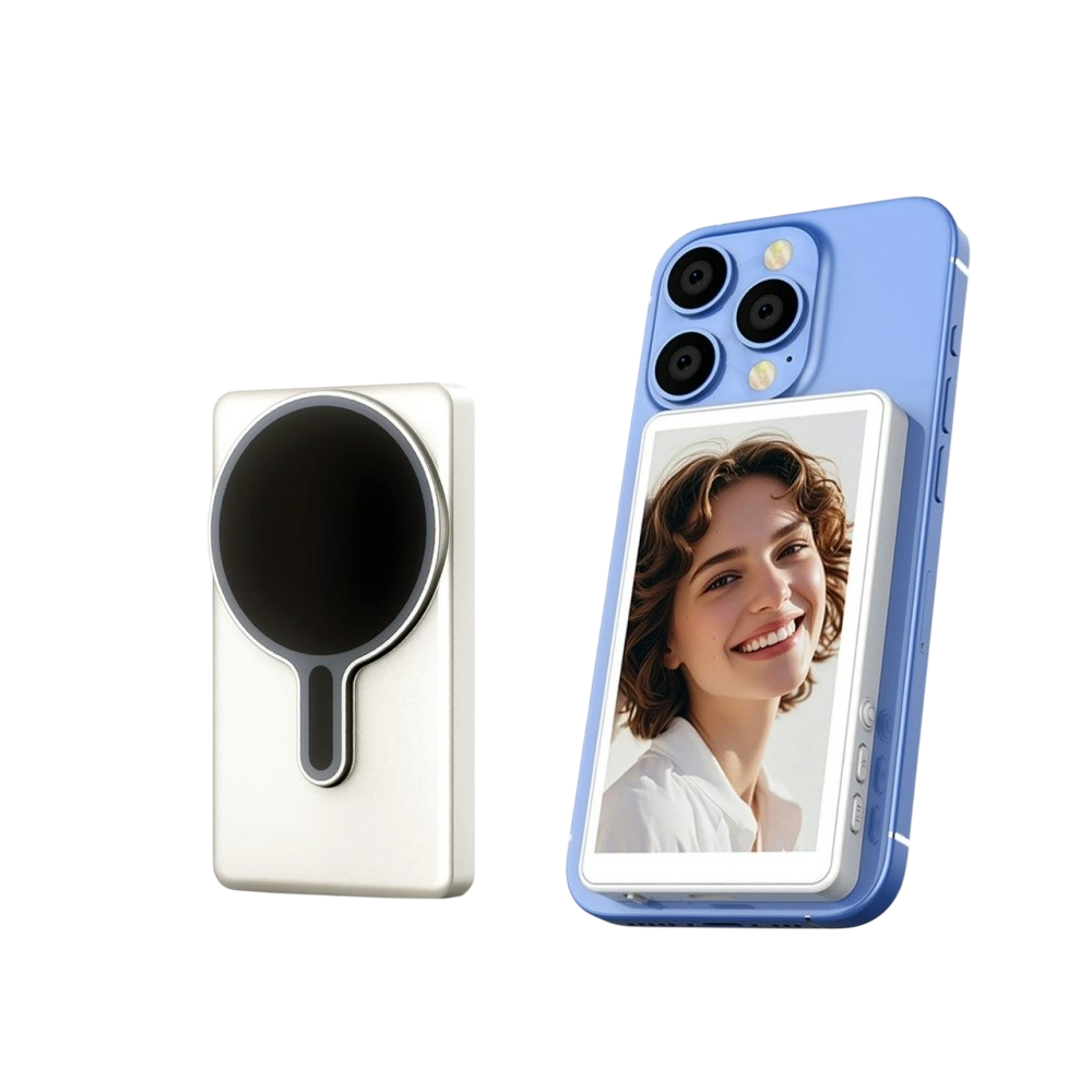 RK-X40 Magnetic Selfie Screen for Smartphone (White) Rs2,300